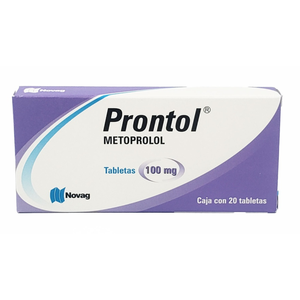 METOPROLOL 100 MG C/20 TAB PRONTOL LAB NOVAG