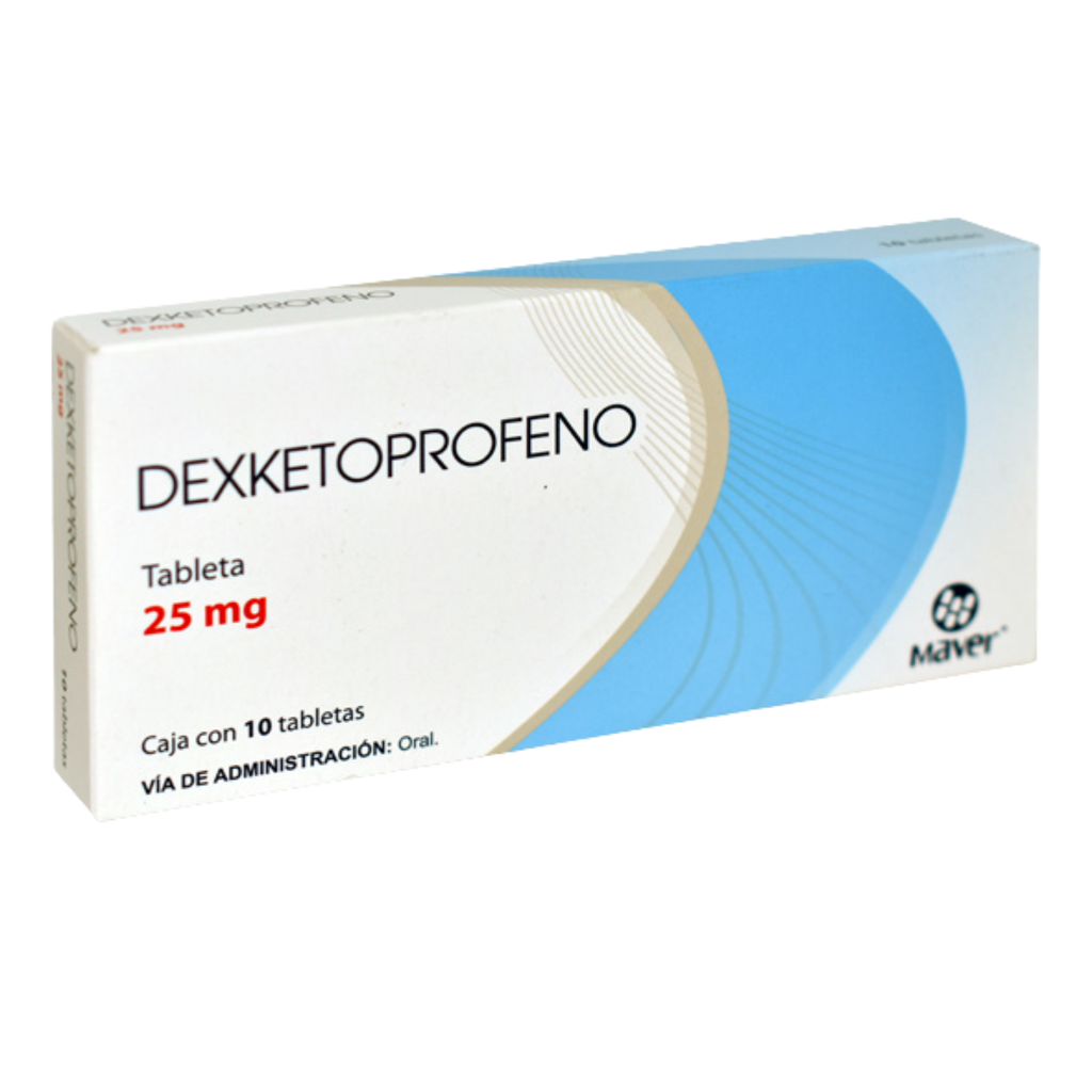 DEXKETOPROFENO 25MG C/10 TAB LAB MAVER