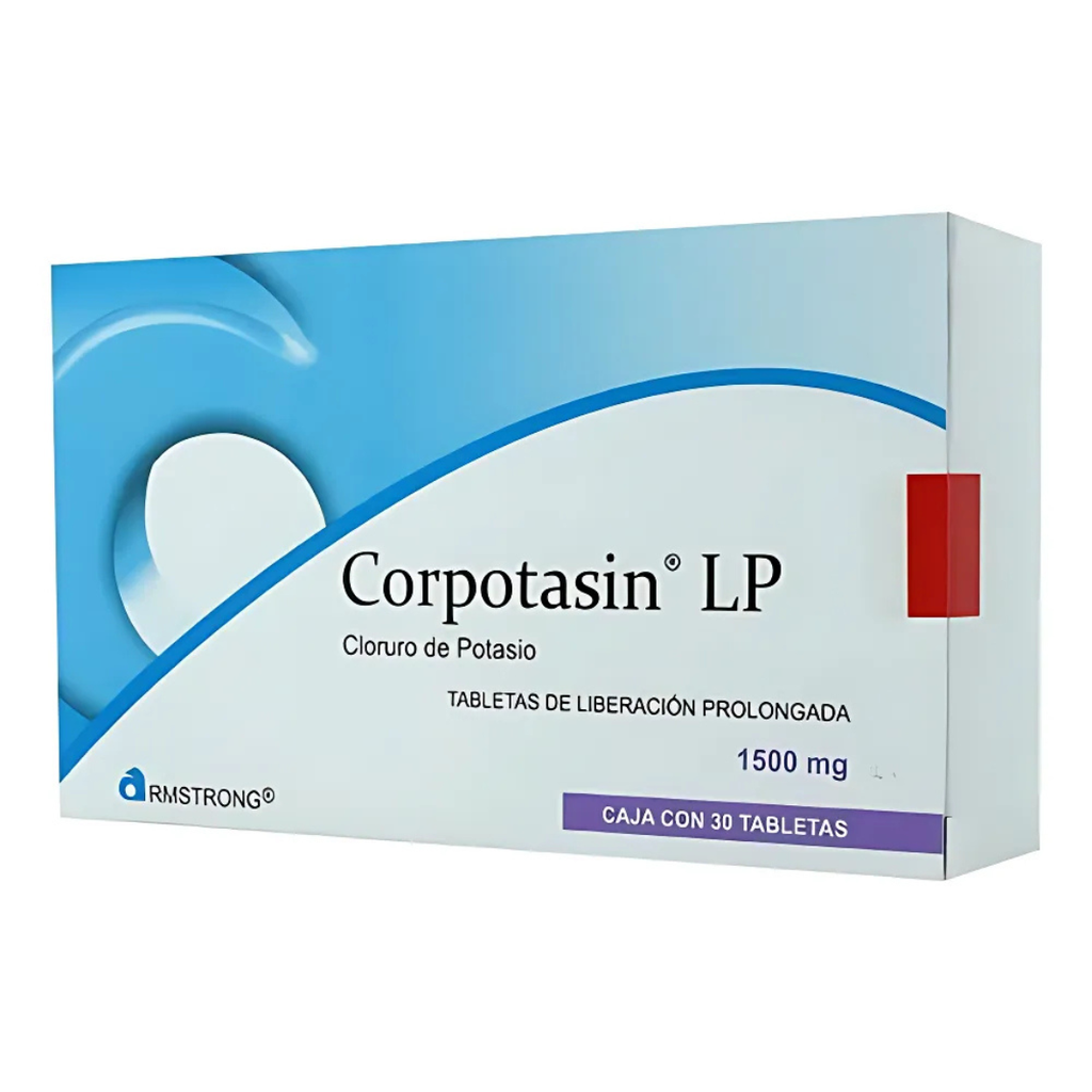 CORPOTASIN LP 1500 MG C/30 TAB LP CLORURO DE POTASIO LAB ARMSTRONG