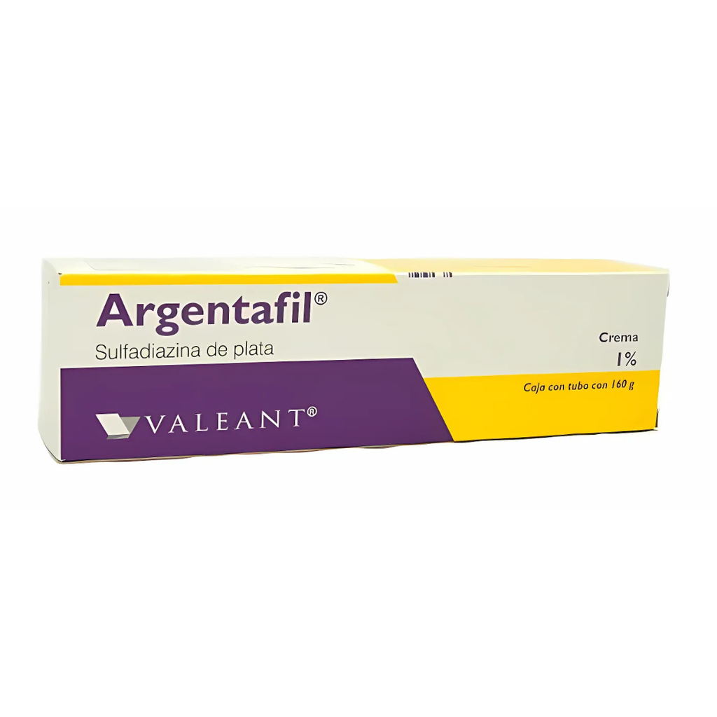 ARGENTAFIL CREMA 1% TUBO C/30 G SULFADIAZINA DE PLATA LAB VALEANT