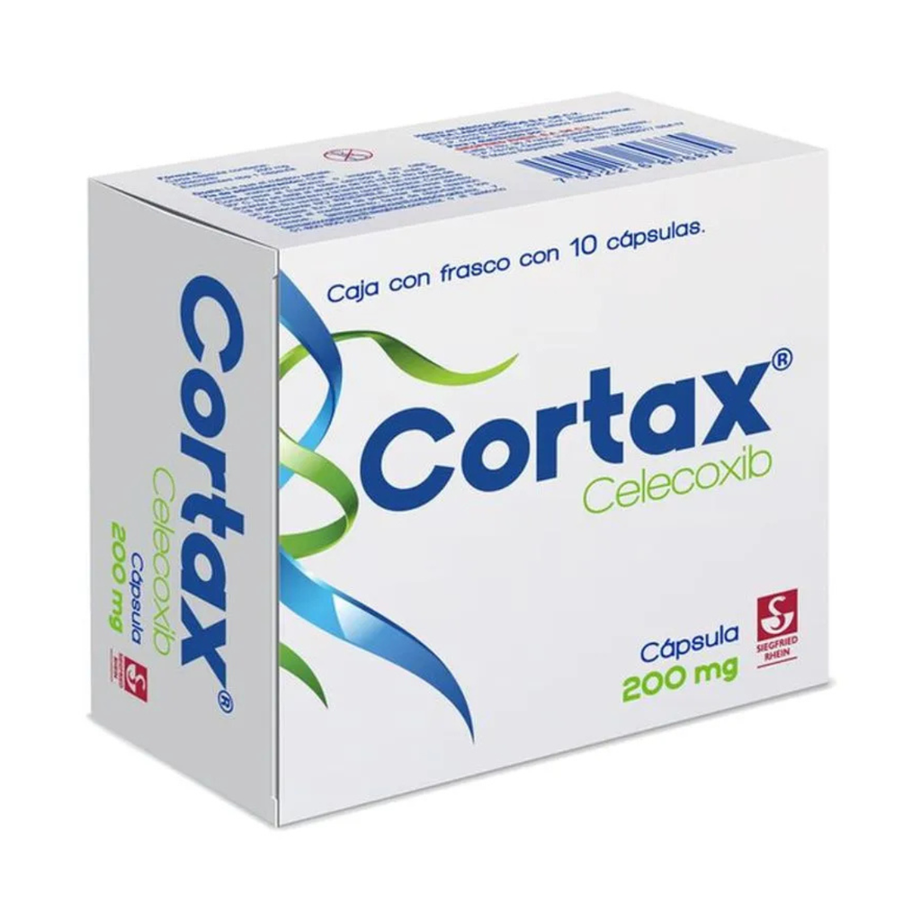 CORTAX 200 MG C/10 CAP CELECOXIB LAB SIEGFRIED RHEIN