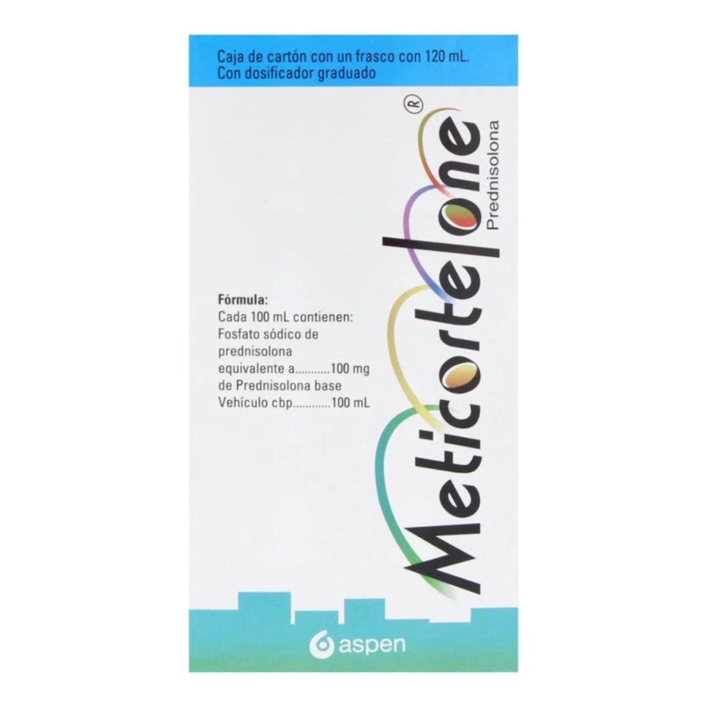 METICORTELONE INFANTIL SOL ORAL 1 MG/ML FCO C/120 ML PREDNISOLONA LAB ASPEN