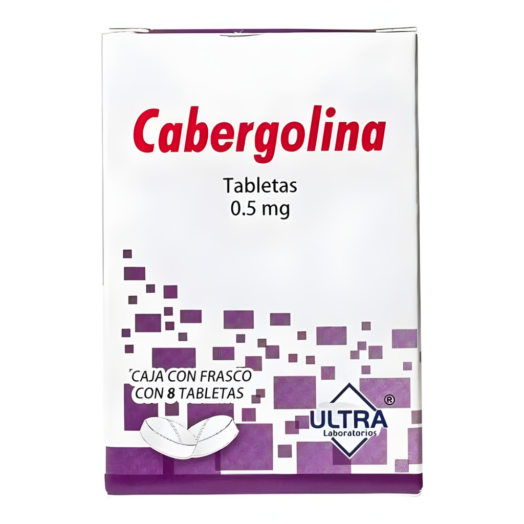 CABERGOLINA 500 MCG C/8 TAB LAB ULTRA