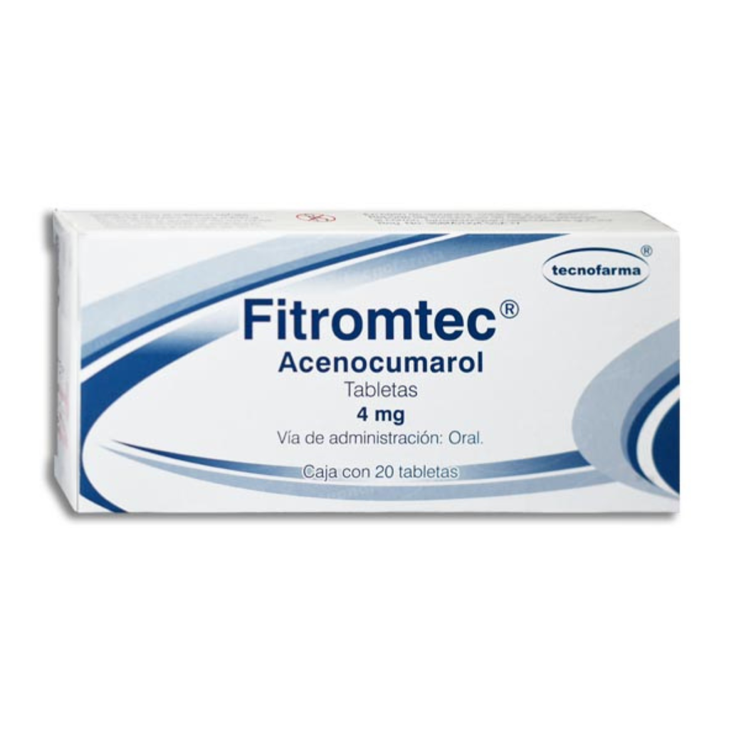 ACENOCUMAROL 4 MG C/20 TAB FITROMTEC LAB TECNOFARMA