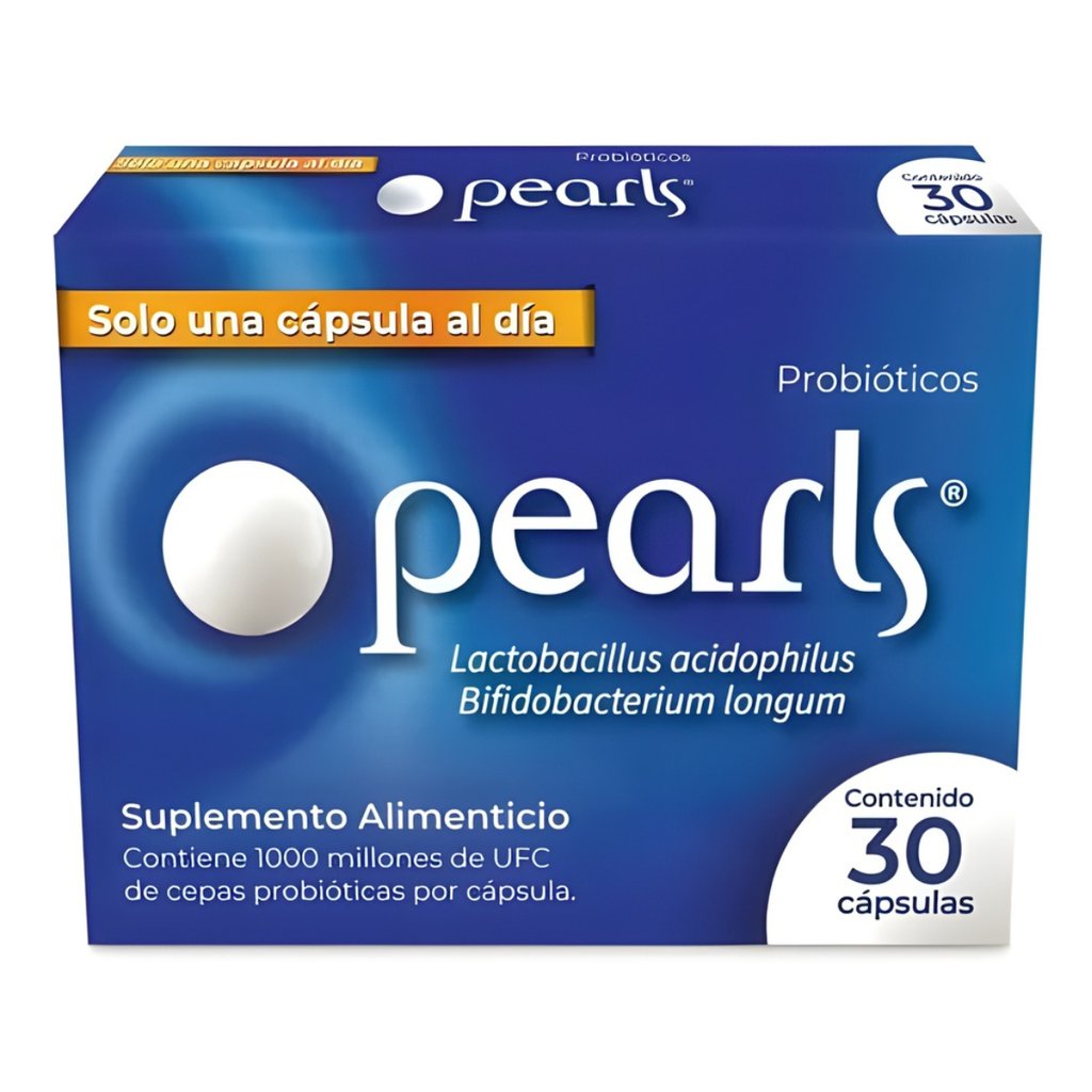 PEARLS 100 MILLONES UFC C/30 CAP CEPAS PROBIOTICAS SUPLEMENTO ALIMENTICIO LAB SCHWABE