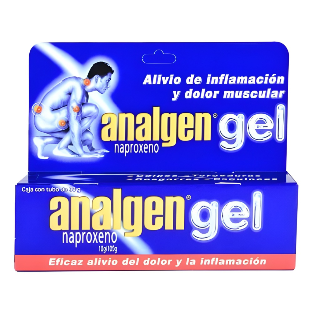 ANALGEN GEL 10 G/100 G TUBO C/30 G NAPROXENO LAB LIOMONT