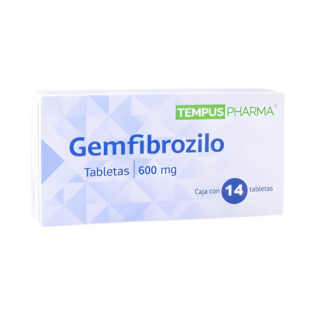 GEMFIBROZILO 600 MG C/14 TAB LAB TEMPUS PHARMA