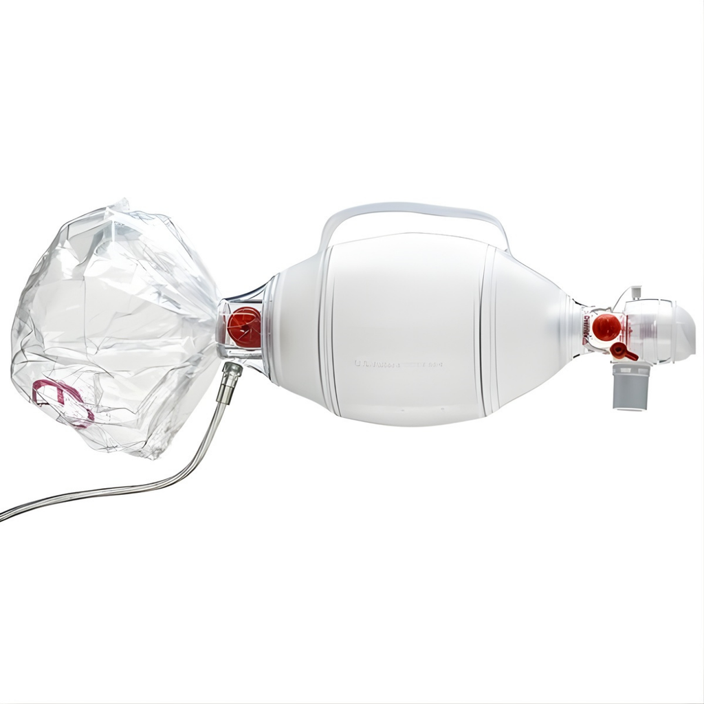 AMBU ADULTO RESUCITADOR DESECHABLE CON RESERVORIO Y MASCARILLA AMBU SPUR II REF 325002000