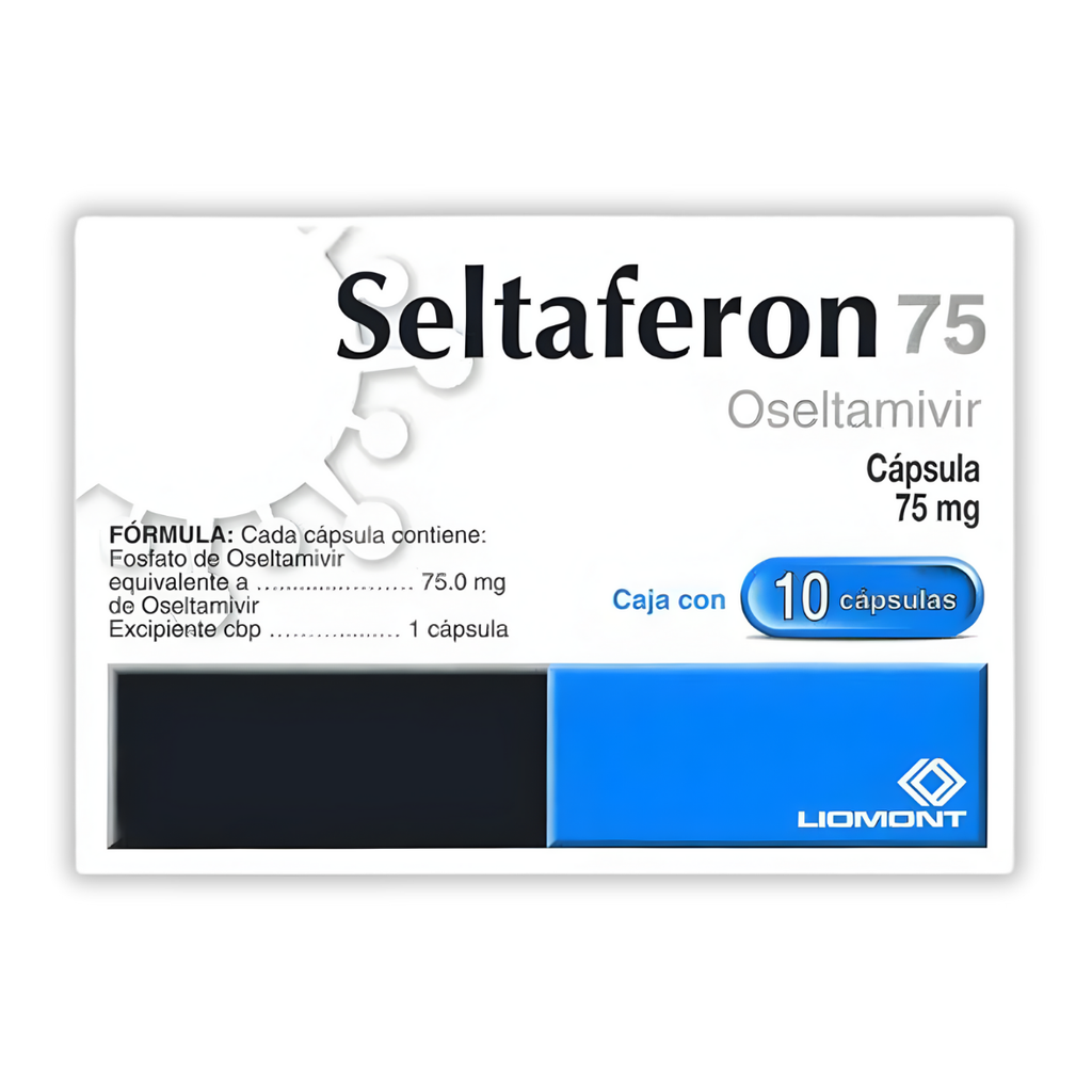 SELTAFERON 75 MG C/10 CAP OSELTAMIVIR LAB LIOMONT