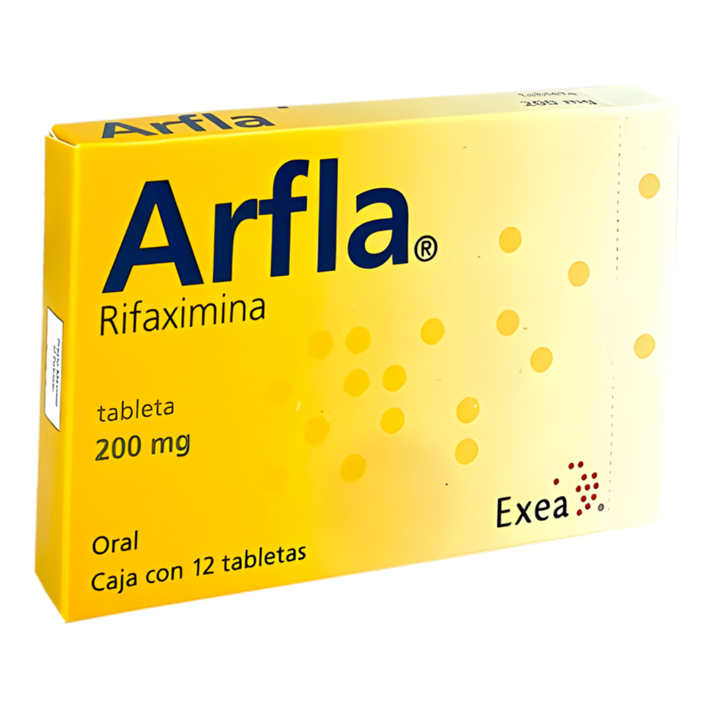 ARFLA 200 MG C/12 TAB RIFAXIMINA LAB EXEA