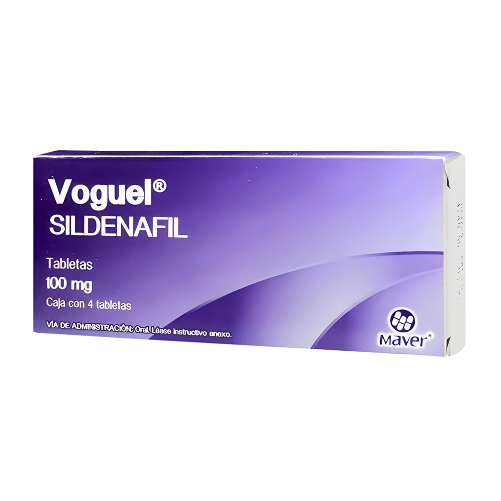 SILDENAFIL 100 MG C/4 TAB VOGUEL LAB MAVER