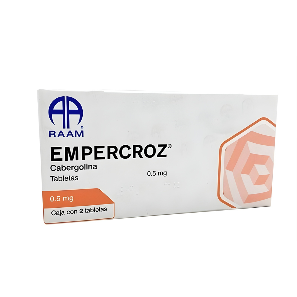 CABERGOLINA 0.5 MG C/2 TAB EMPERCROZ LAB RAAM