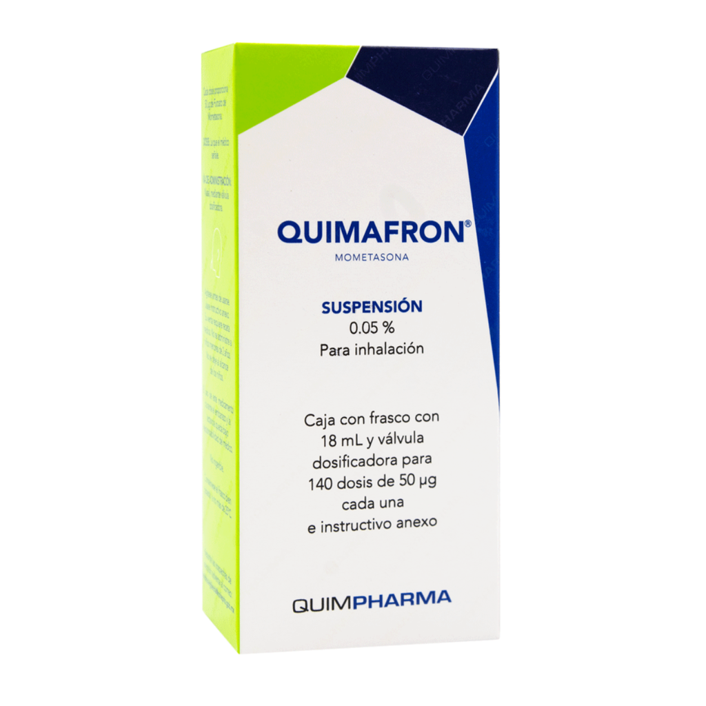 MOMETASONA SUSP P/INHALACION 0.05% C/18 ML QUIMAFRON LAB QUIMPHARMA