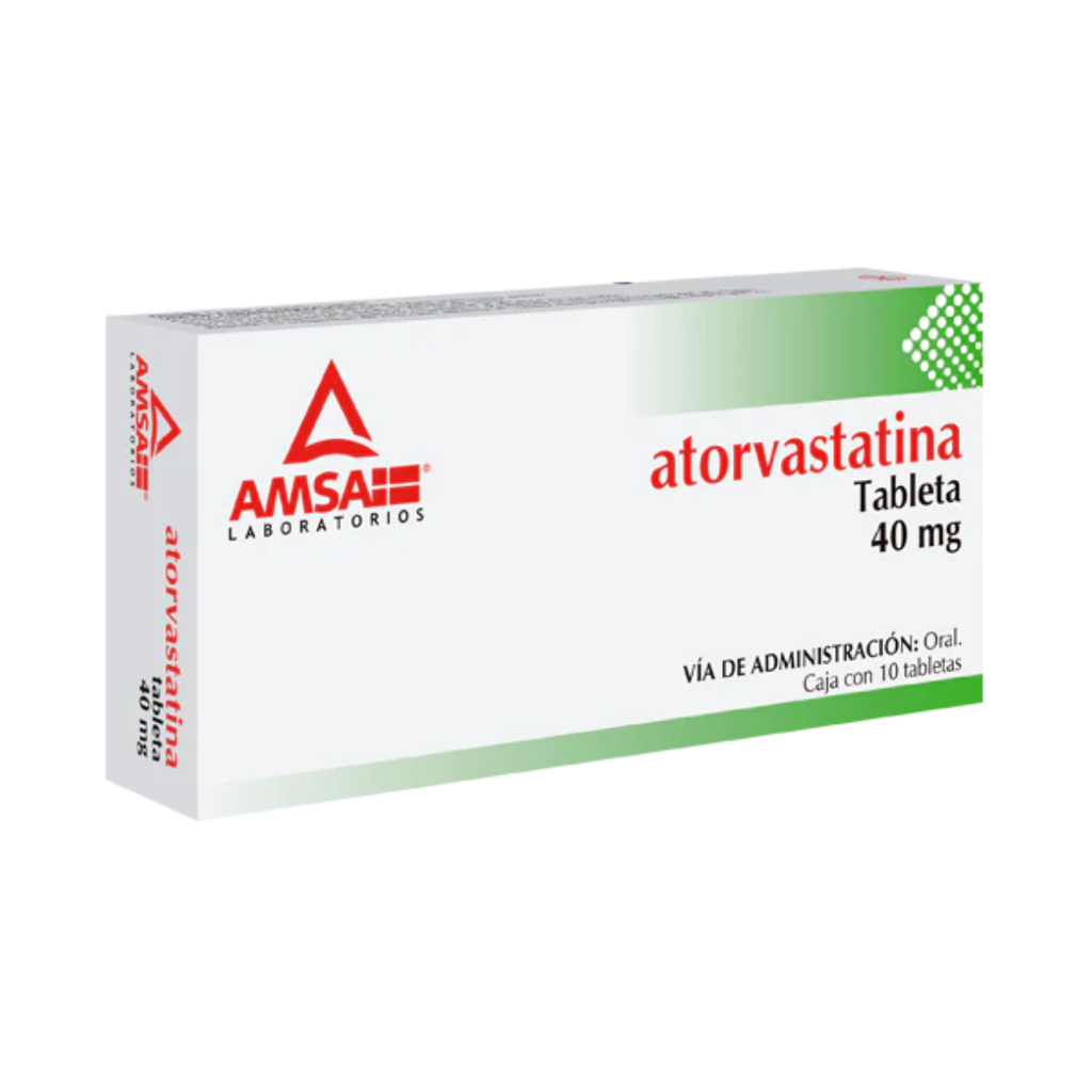 ATORVASTATINA 40MG C/10 TAB LAB AMSA