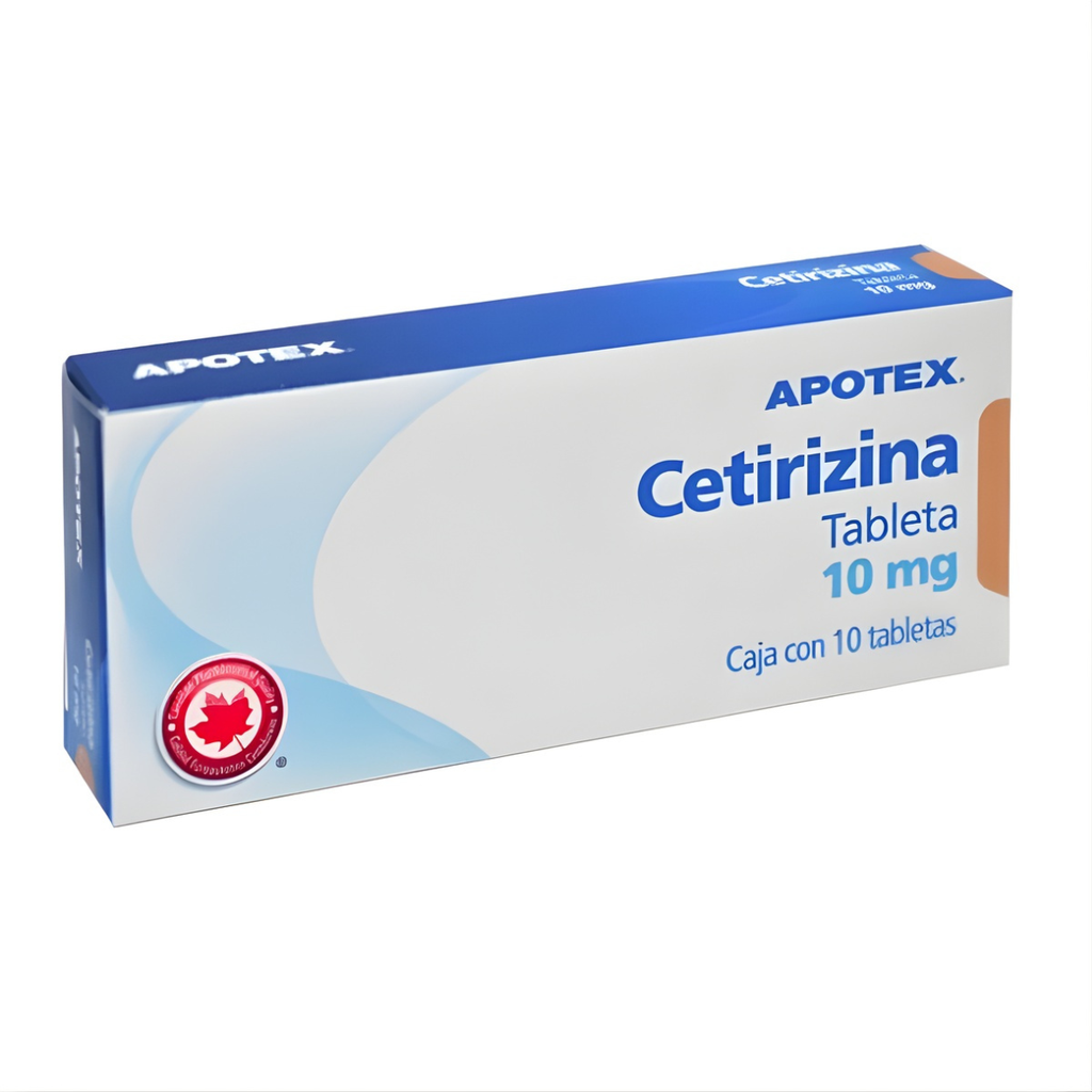 CETIRIZINA 10 MG C/10 TAB LAB APOTEX