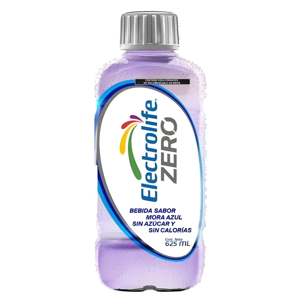 ELECTROLIFE ZERO HIDRATANTE MORA AZUL 625 ML LAB PISA