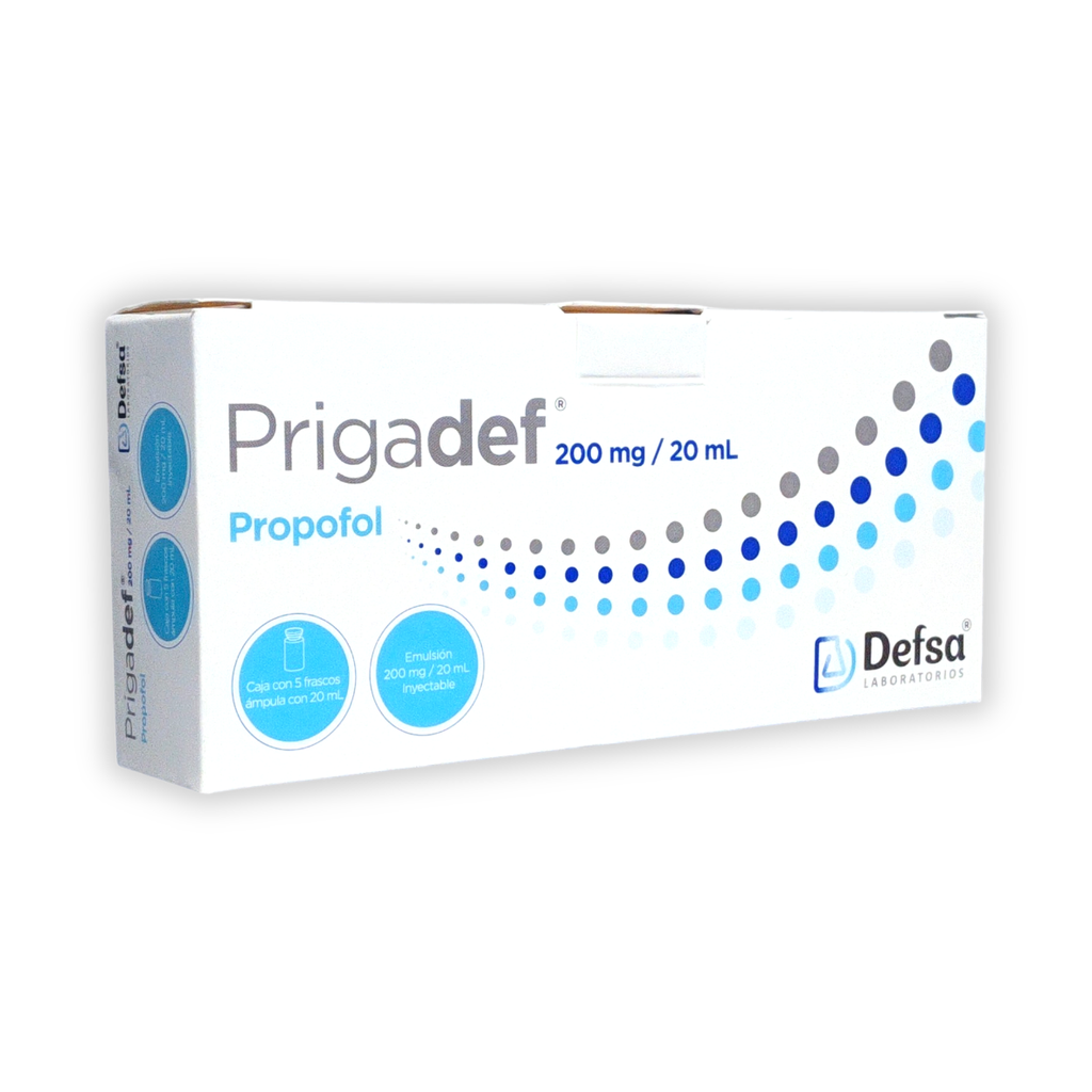 [4838] PROPOFOL EMULSION INY 200 MG/20 ML C/5 AMP PRIGADEF LAB DEFSA