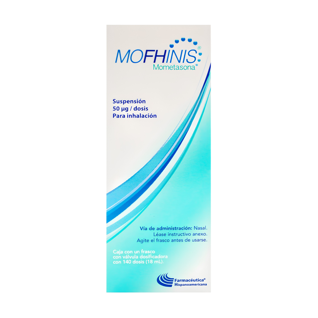 MOMETASONA SUSP P/INHALACION 0.05% C/18 ML MOFHINIS LAB FARMACEUTICA HISPANOAMERICANA