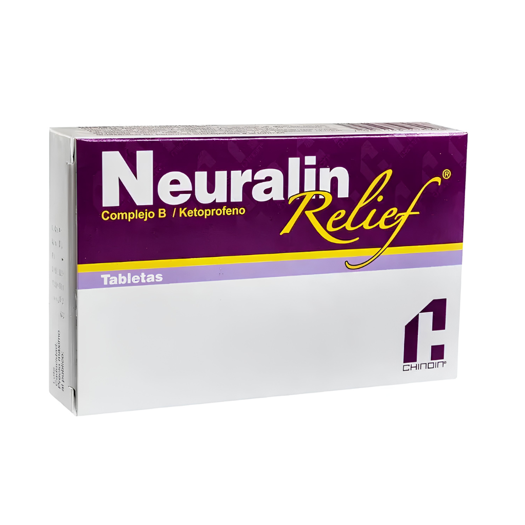 NEURALIN RELIEF 100/100/50/5 MG C/10 TAB KETOPROFENO TIAMINA PIRIDOXINA CIANOCOBALAMINA (COMPLEJO B) LAB CHINOIN