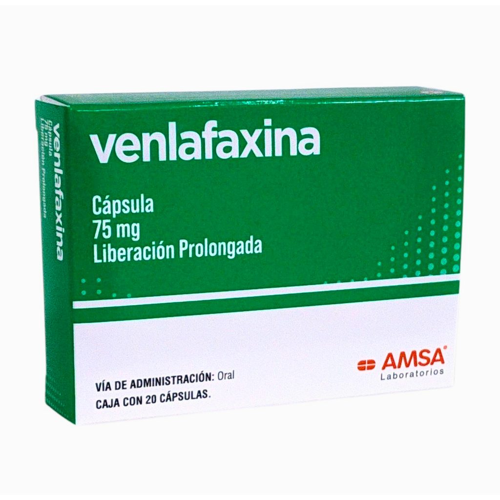 VENLAFAXINA 75 MG C/20 CAP LP LAB AMSA