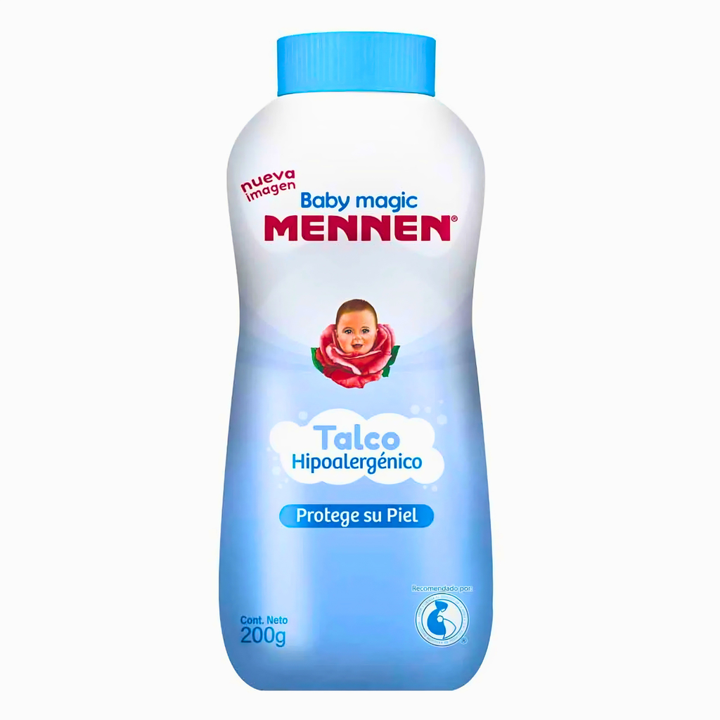 TALCO PARA BEBE HIPOALERGENICO MENNEN C/200 G AZUL PALMOLIVE