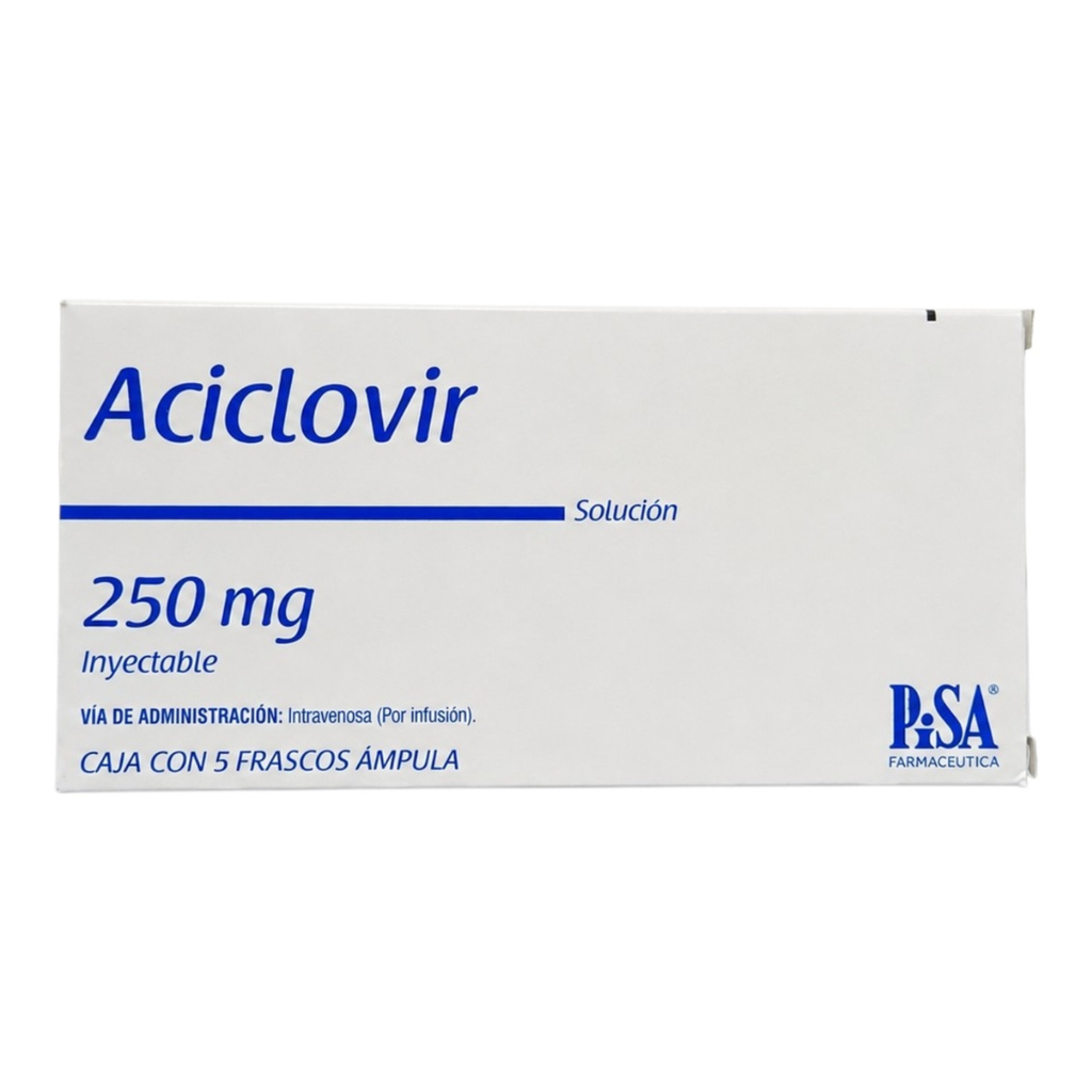 [4896] ACICLOVIR SOL INY 250 MG C/5 AMP