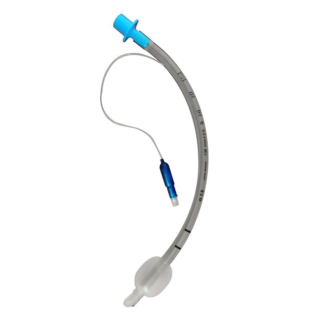 [4906] TUBO ENDOTRAQUEAL CON ALMA DE ACERO C/G #7 INHALOTECH
