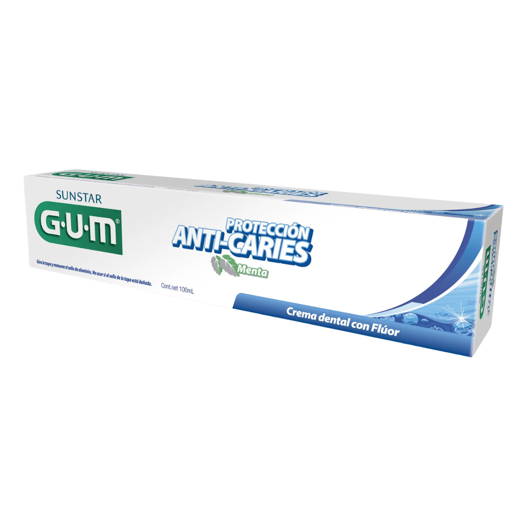 CREMA DENTAL CON FLUOR ANTI CARIES C/100 ML GUM SUNSTAR