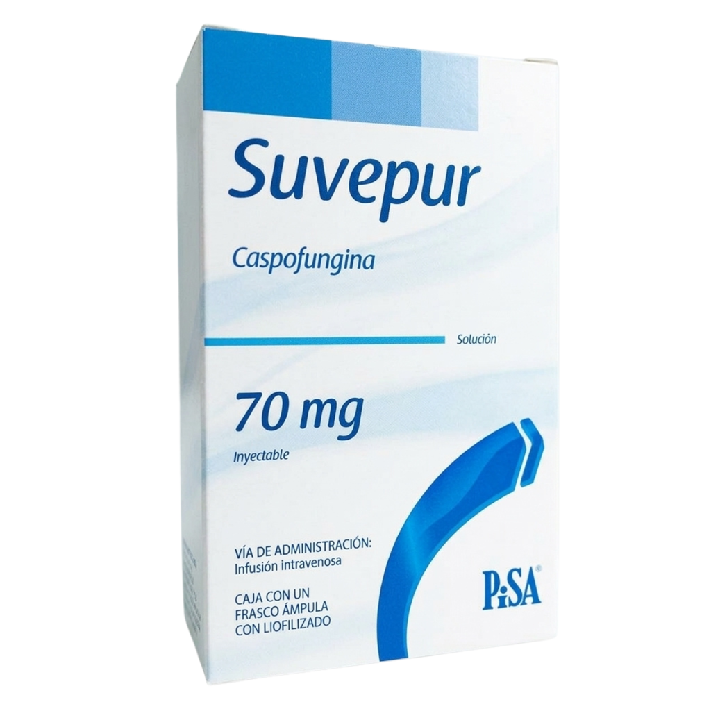 CASPOFUNGINA SOL INY 70 MG SUVEPUR LAB PISA (RF)