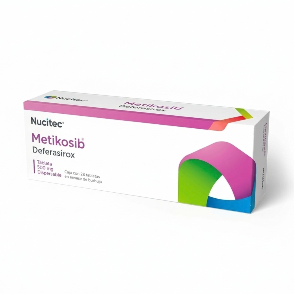 DEFERASIROX 500 MG C/28 TAB METIKOSIB LAB NUCITEC