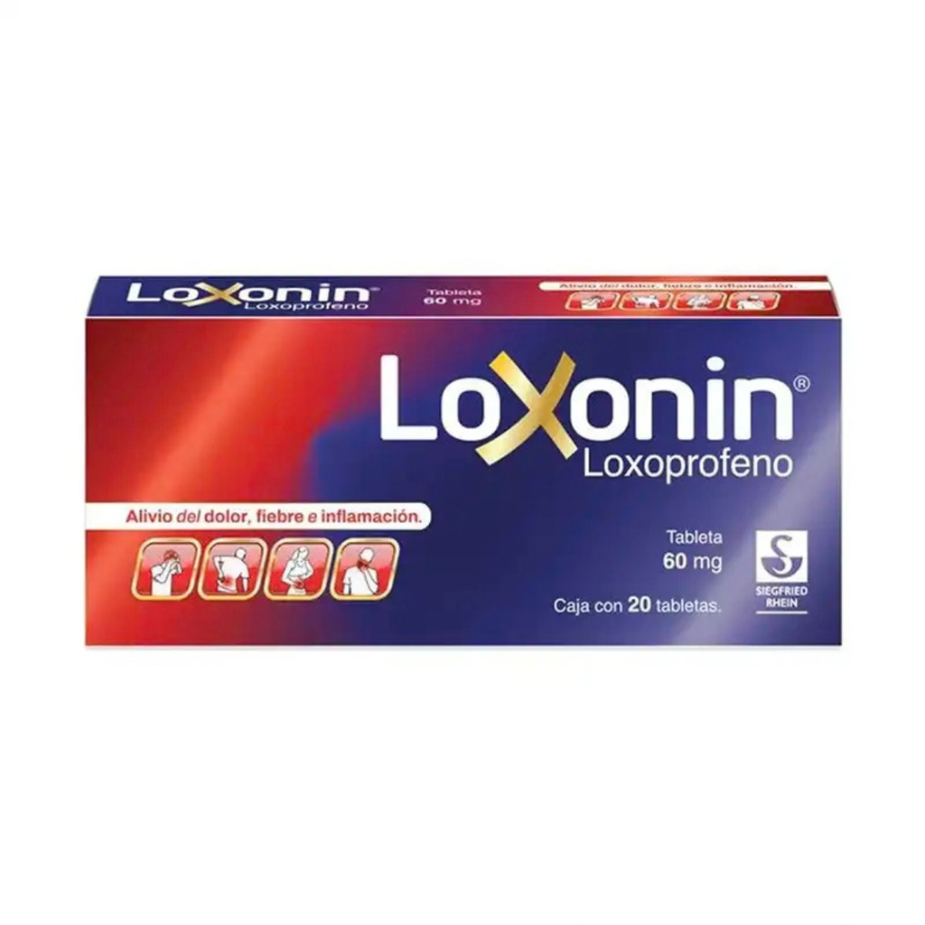 LOXONIN 60 MG C/20 TAB LOXOPROFENO LAB SIEGFRIED RHEIN