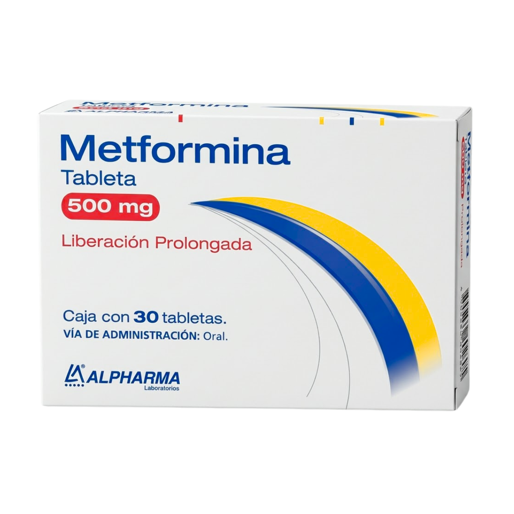 METFORMINA 500 MG C/30 TAB LP LAB ALPHARMA
