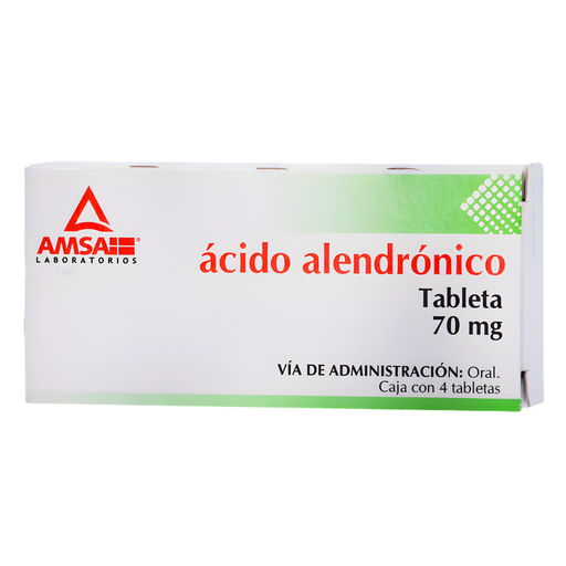 [1714] ACIDO ALENDRONICO 70 MG C/4 TAB LAB AMSA