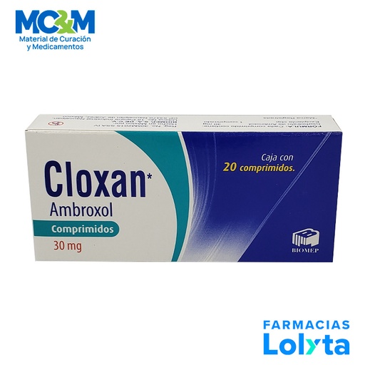 [1743] AMBROXOL 30 MG C/20 COMPRIMIDOS CLOXAN LAB BIOMEP