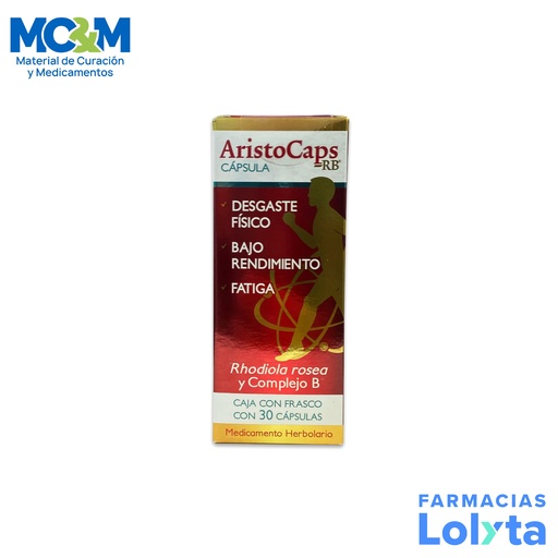 [98] ARISTOCAPS C/30 CAPSULAS MEDICAMENTO HERBOLARIO LAB OLNATURA