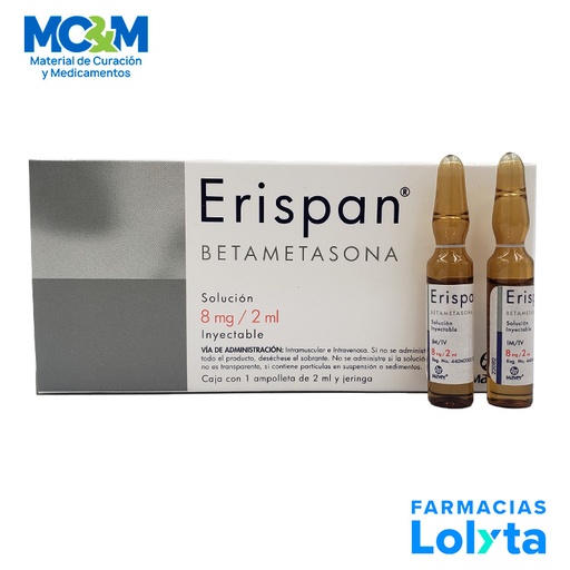 [1824] BETAMETASONA SOL INY 8 MG/2 ML IM/IV ERISPAN C/JERINGA LAB MAVER