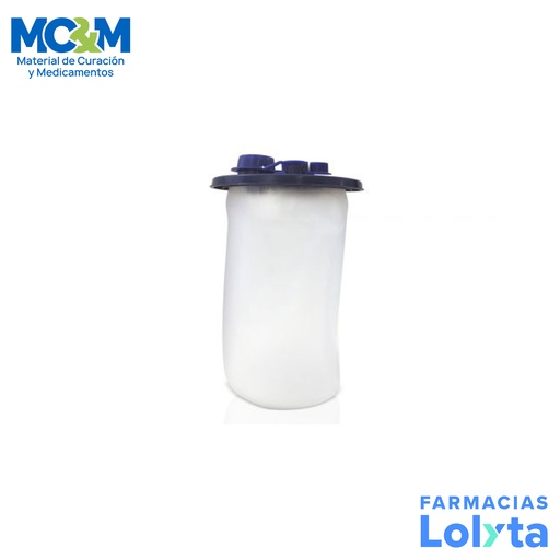 [4040] BOLSA MEDIVAC 1500 ML PARA RECOLECCION DE LIQUIDOS/TEJIDOS AMARILLO CARDINAL HEALTH
