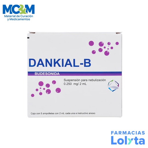 [152] BUDESONIDA SUSP P/NEBULIZAR 0.250/2ML C/5 AMP (0.125 MG/ML) DANKIAL-B LAB DANKEL MEDICAL (PULMICORT)