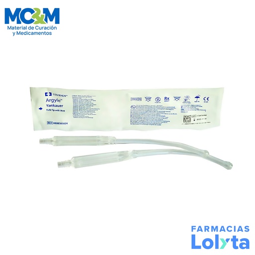 [173] CANULA YANKAUER S/TUBO DE EXT REF 8888505024 COVIDIEN