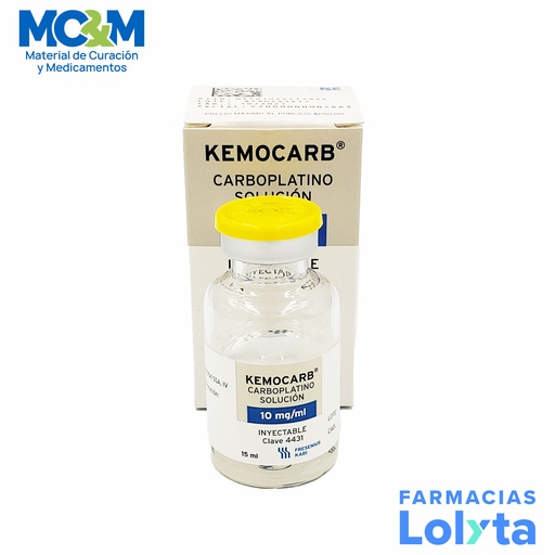 [1665] CARBOPLATINO SOL INY 150 MG/15 ML C/1 FCO AMPULA