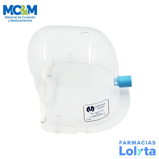 [4339] CASCO CEFALICO NEONATAL CHICO 17.78 LARGO X 17.78 ANCHO X 13.72 ALTO Y CUELLO 6.35  X 4.57 UTAH