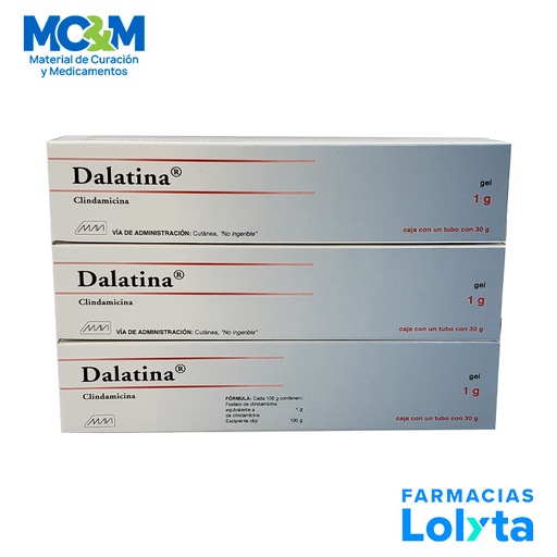 [1536] CLINDAMICINA GEL 1 G/100 G TUBO C/30 G DALATINA LAB MAVI