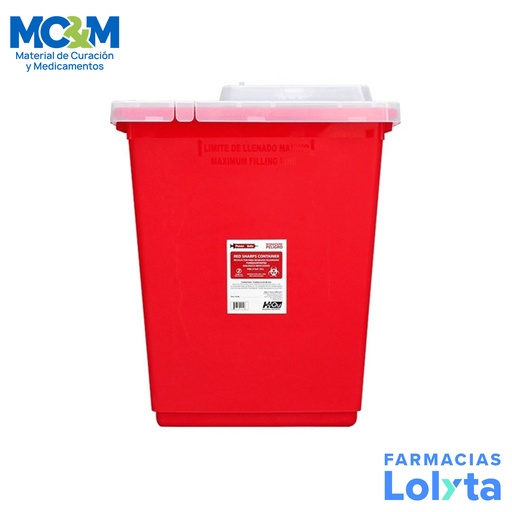 [3692] CONTENEDOR DE RESIDUOS PELIGROSOS PUNZOCORTANTES BIOLOGICO-INFECCIOSOS 30 L PUNZO SAFE HQU