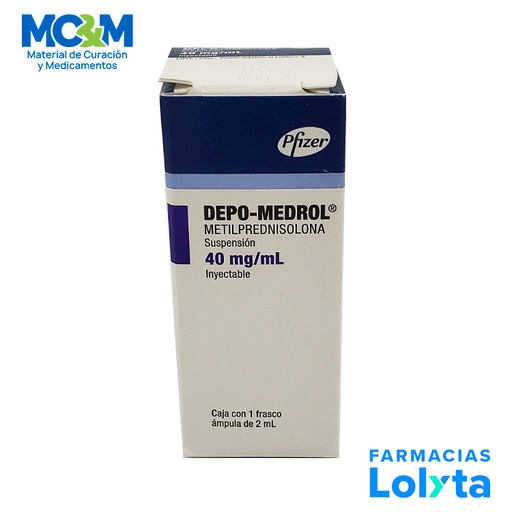 [1237] DEPO-MEDROL SUSP INY 40 MG/ML METILPREDNISOLONA LAB PFIZER
