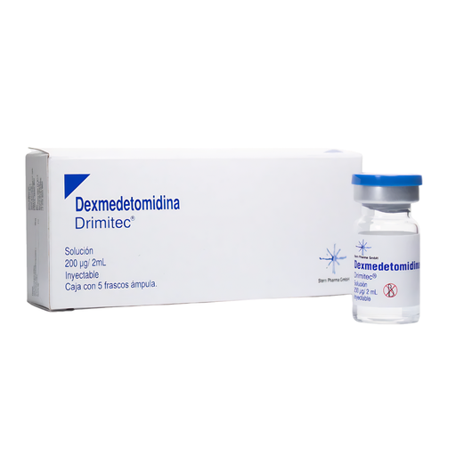[307] DEXMEDETOMIDINA SOL INY 200 MCG/2 ML C/5 AMP DRIMITEC LAB STERN PAHRMA
