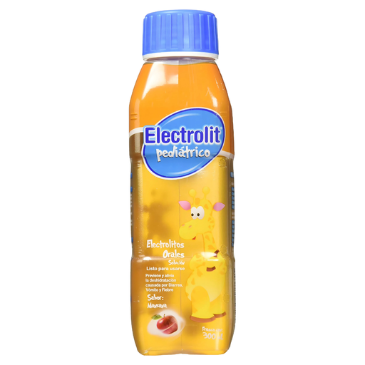 [2439] ELECTROLIT PEDIATRICO SUERO ORAL 300 ML MANZANA LAB PISA
