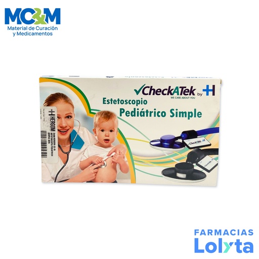 [370] ESTETOSCOPIO PEDIATRICO SIMPLE CHECKATEK HERGOM