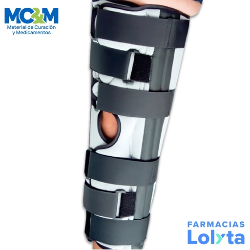 [409] FERULA PARA RODILLA TRES PANEL LARGA 18 IN MH-422 BIONIKA