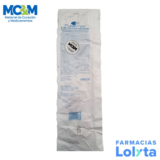 [4136] FLEBOTEK 0-150 CON CLAVE PARA BOMBA EQUIPO PARA VENOCLISIS 150 ML LAB PISA
