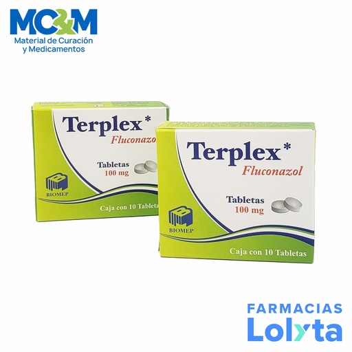 [2016] FLUCONAZOL 100 MG C/10 TAB TERPLEX LAB BIOMEP